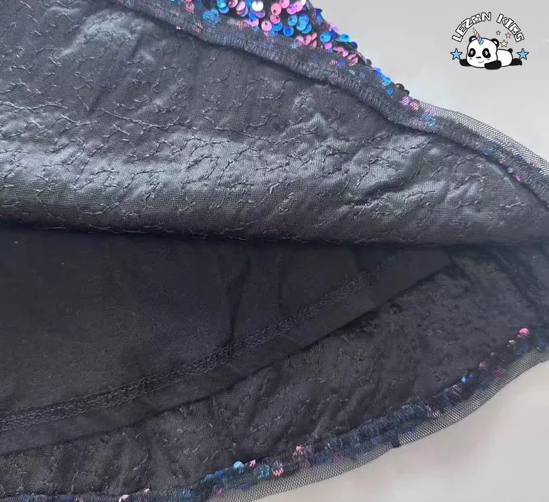 LEZONKIDS - Vestido de Princesa Brilhante com Lantejoulas para Meninas Pequenas, Varejo por Atacado de Verão